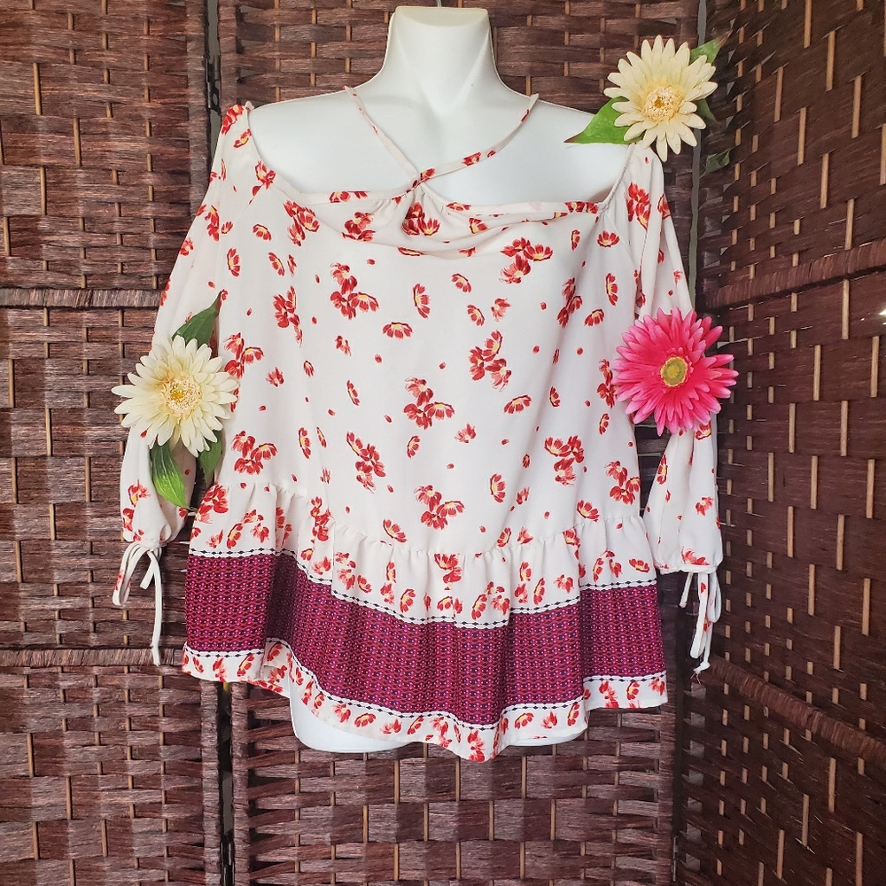 Sienna sky blouse floral very nice